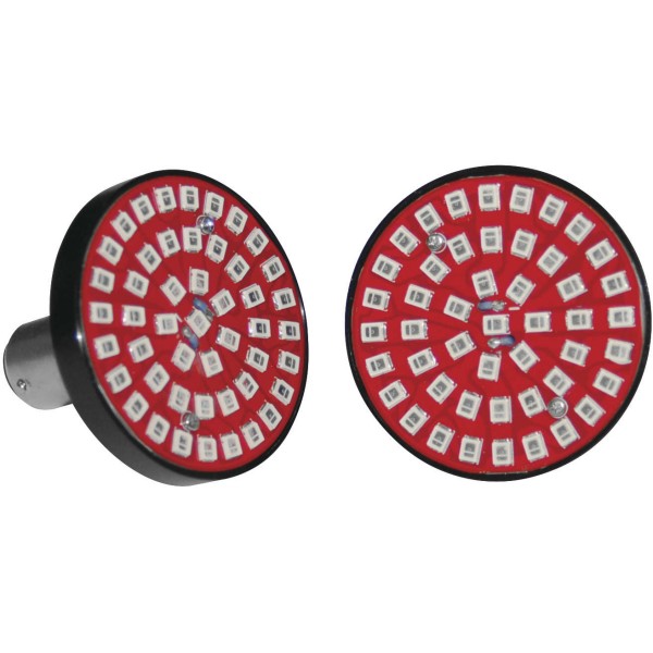 LEDバルブキット プレミアム バレットスタイル用 1157 赤/アンバー