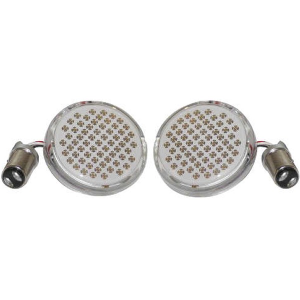 LEDバルブキット バレットスタイルウインカー用 1157 フロント 白/アンバー/アンバー