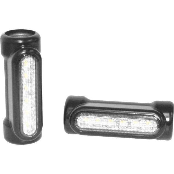 エンジンガードマウント ライト 白/アンバー 黒