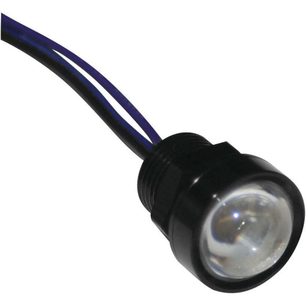 ロイヤルフラッシュLED 9/16インチ 黒/赤/赤 6個入り