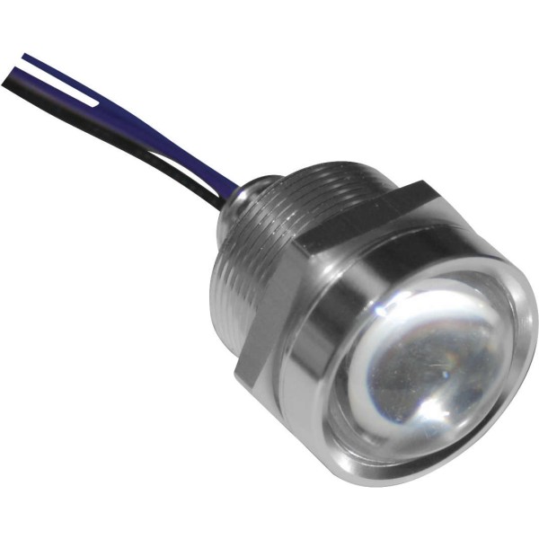 ロイヤルフラッシュLED 1インチ ポリッシュ/赤 6個入り