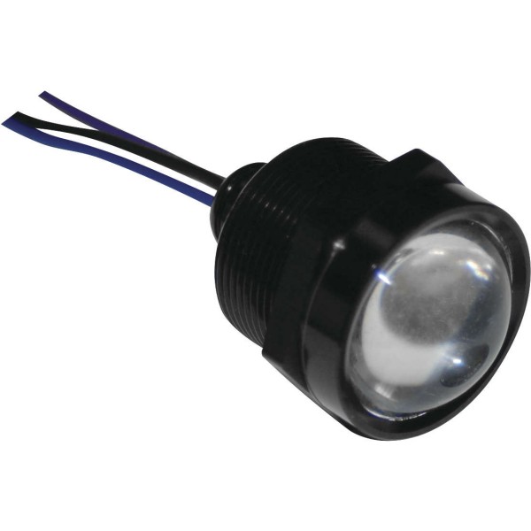 ロイヤルフラッシュLED 1インチ 黒/白/アンバー 6個入り