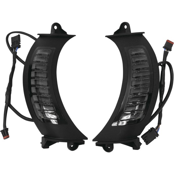 フェアリング ベント ウインカー 15年-20年 FLH、FLT 黒