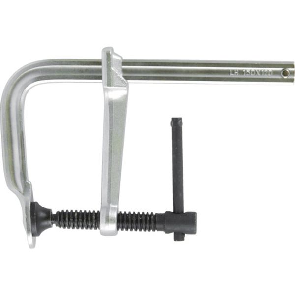 L型クランプ強力型バーハンドル150mm