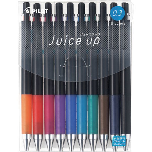 LJP200S310C 385-2918 ゲルインキボールペン ジュースアップ0.3 10色セット