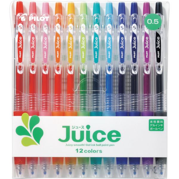 LJU120EF12C  ゲルインキボールペン ジュース0.5 12色セット