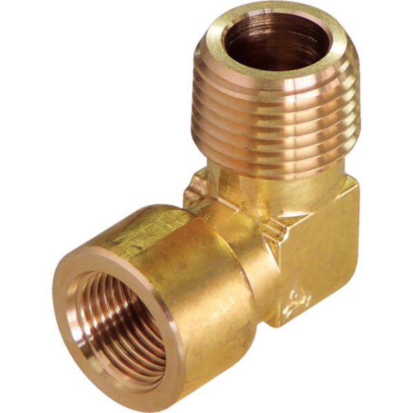 異径内・外エルボ PT3/8外×PT1/4内