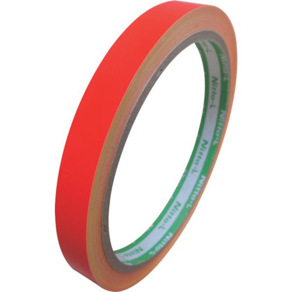 蛍光テープ 10mmX5m レッド