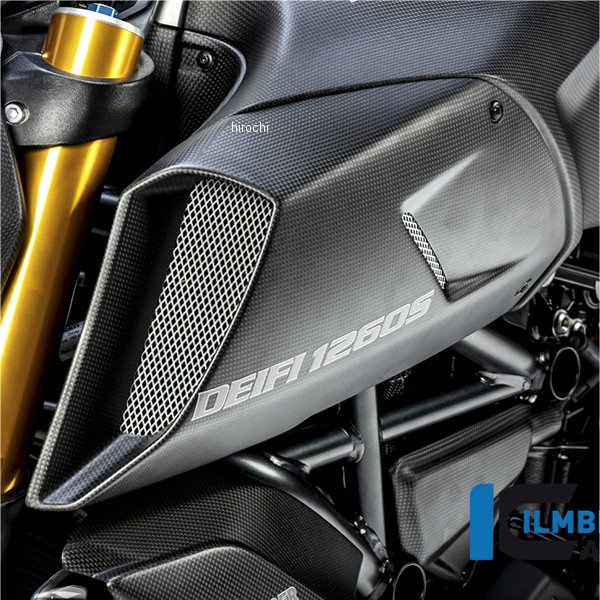 エアーチューブカバー 左側 艶なし 19年-20年 ディアベル1260