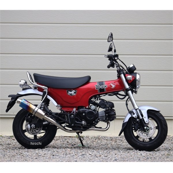 フルエキゾースト ダウンタイプ ショートオーバル JMCA認証 22年以降 ダックス125 焼き色チタン