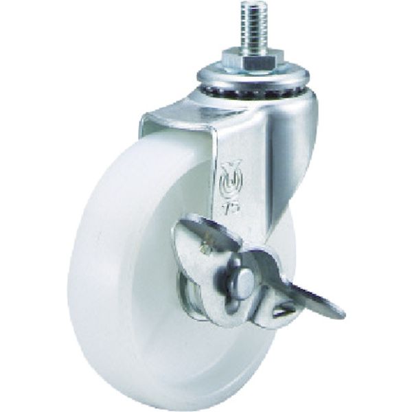ねじ込みキャスターS付自在車 50径ナイロン車輪