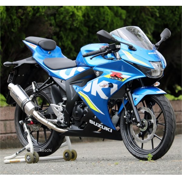 フルエキゾースト ST-OVAL JMCA認証 18年-21年 GSX-R125、GSX-R150(逆輸入車) ソリッド