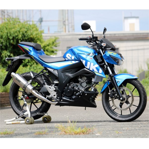 フルエキゾースト ST-OVAL JMCA認証 18年-21年 GSX-S125、GSX-S150(逆輸入車) ソリッド