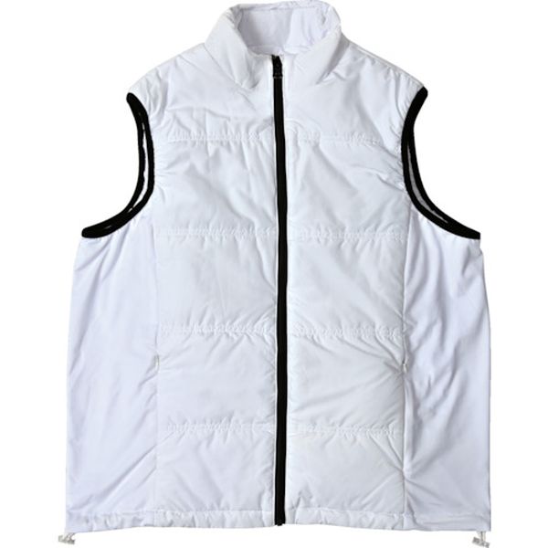速暖ヒートベストEX 服地 ホワイト 3L