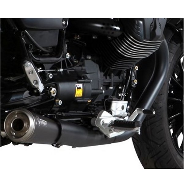 ダブルスリップオンマフラー GHIBLI S BLACK 16年-22年 V9 ボーバー ブラックステンレス