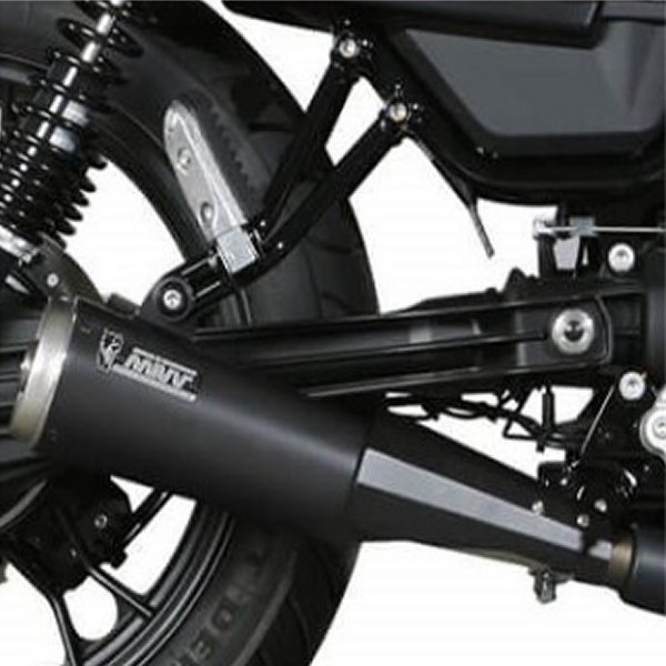 ダブルスリップオンマフラー 17年-21年 Moto Gucci V7III ブラックステン