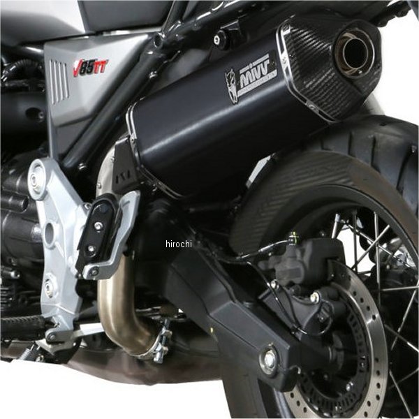 スリップオンマフラー SPEED EDGE BLACK 19年-22年 V85TT ブラックステンレ