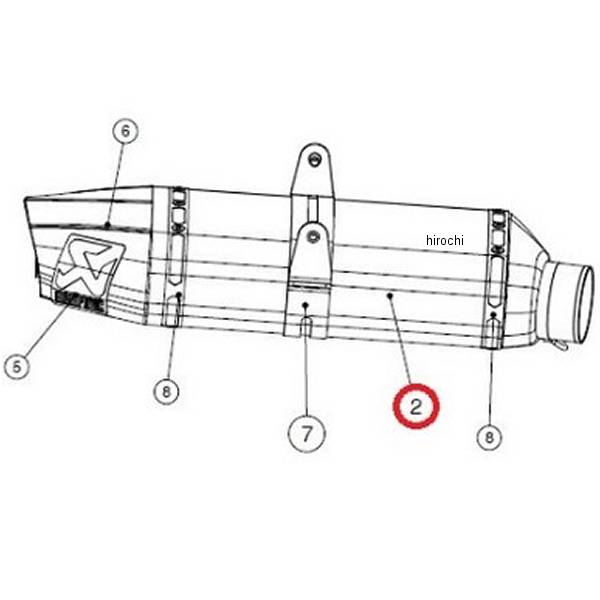リペアサイレンサー ホンダ CBR600RR チタン