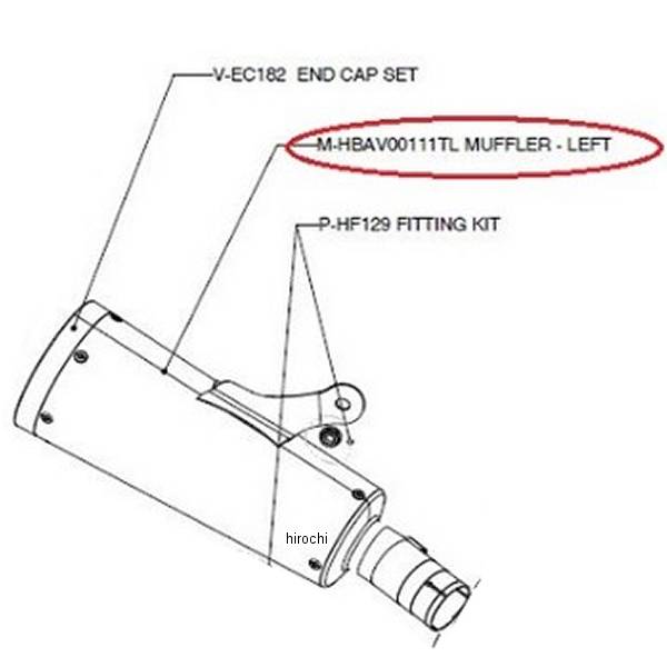 リペアサイレンサー 09年 ヤマハ V-MAX