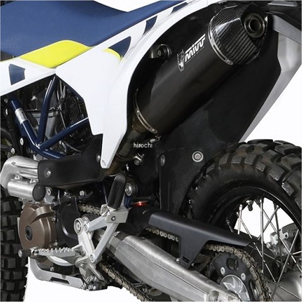 スリップオンマフラー 触媒なし STR-1 21年-23年 701Supermoto ステンブラック