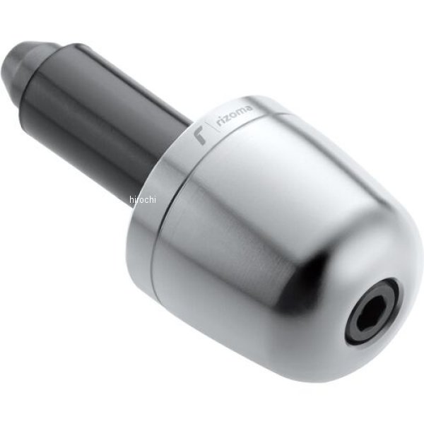 ハンドルバーエンド シングル シルバー