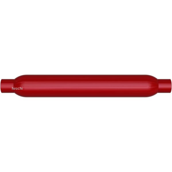 マフラー レッド Pack シリーズ Glasspack 3.5in Rd 22in Body Length 2in/2in Inlet/Outlet