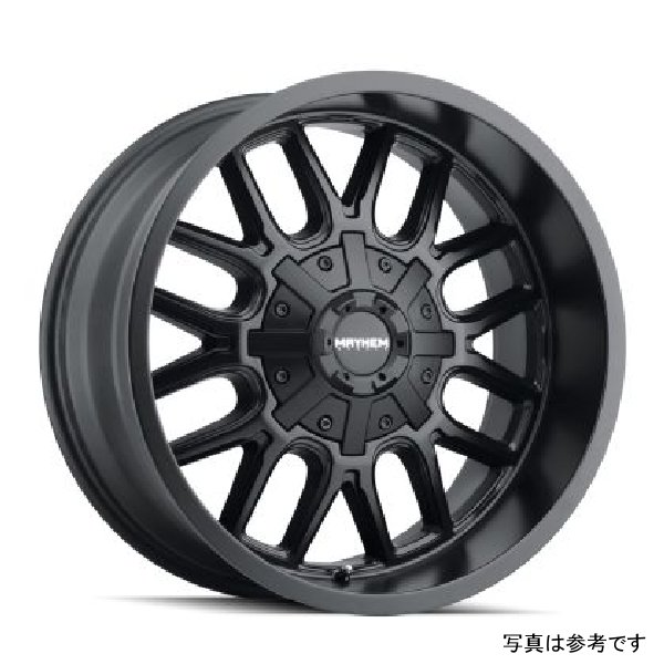 8107 Cogent 20x9 / 6x135 BP / 18mm Offset / 106mm Hub Matte Black Wheel