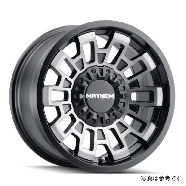 8113 Cortex 20x9 / 5x139.7 BP / 0mm Offset / 110mm Hub Matte Black w/ Dark Tint Wheel