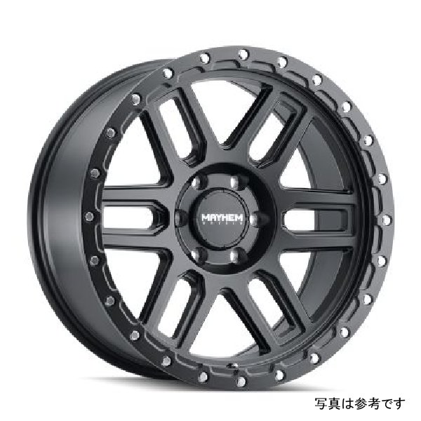 8304 Delta 17x9 / 6x139.7 BP / 0mm Offset / 106mm Hub Matte Black Wheel