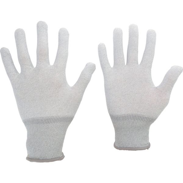 MCG602NL 821-9592  静電気拡散性手袋(ノンコート)L (10双入)