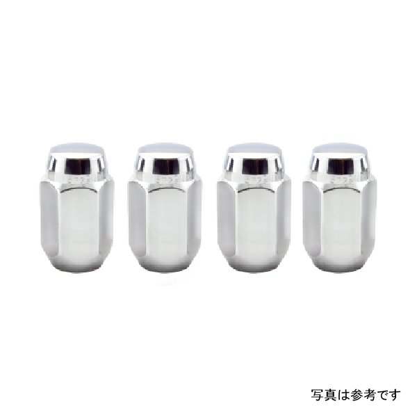 McGard Hex Lug Nut (Cone Seat) M12X1.5 / 13/16 Hex / 1.5in. Length (4-Pack) - Chrome