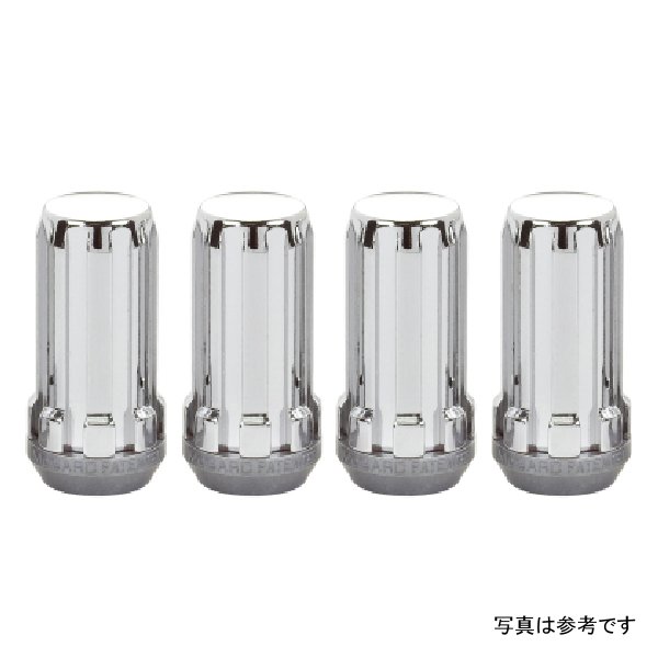 McGard SplineDrive Lug Nut (Cone Seat) M14X1.5 / 1.935in. Length (4-Pack) - Chrome (Req. Tool)