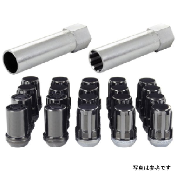 McGard SplineDrive Tuner 5 Lug Install Kit w/Locks & Tool (Cone) M12X1.5 / 13/16 Hex - Blk