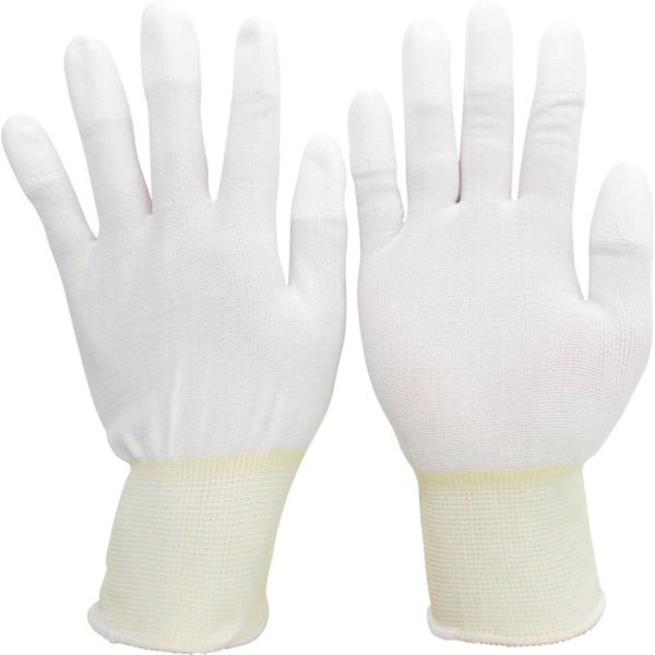 検査・組立用手袋 (指先コート)10双入 LL