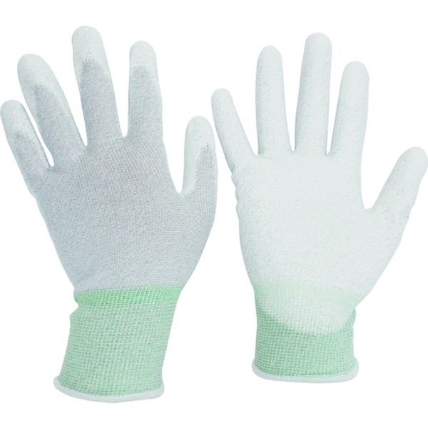 静電気拡散性手袋(手のひらコート)MCG-800N M 10双入