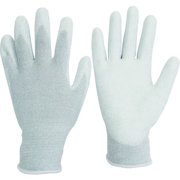 静電気拡散性手袋(手のひらコート)MCG-800N S 10双入