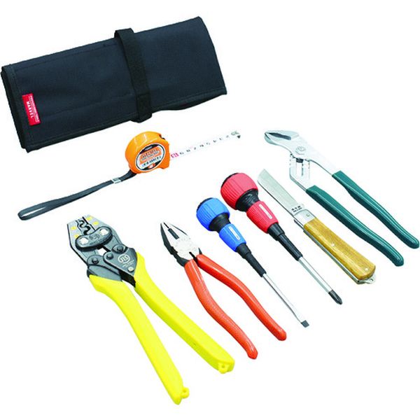 電気工事士技能試験工具7点セット 巻き式タイプ