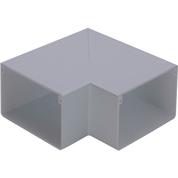 エムケーダクト付属品 平面マガリ 5号 グレー