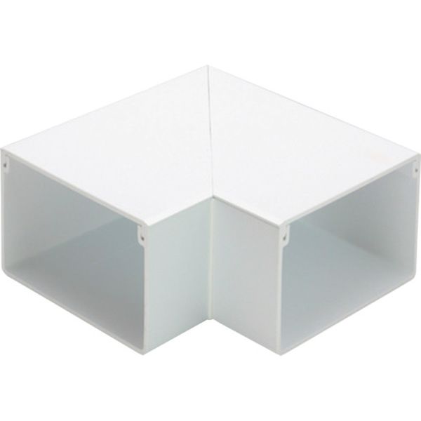 エムケーダクト付属品 平面マガリ 5号 ホワイト