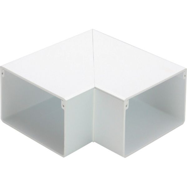 エムケーダクト付属品 平面マガリ 6号 ホワイト