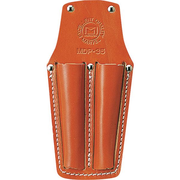 牛皮革製電工ポケット ドライバー差し