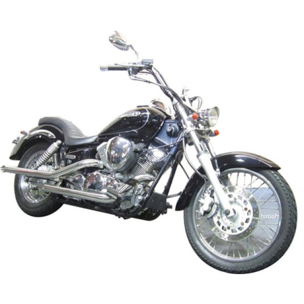 ステンレススラッシュカットマフラー 全年式 ドラッグスター250