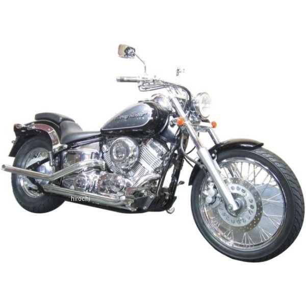 ステンレススラッシュカットマフラー 全年式 ドラッグスター400