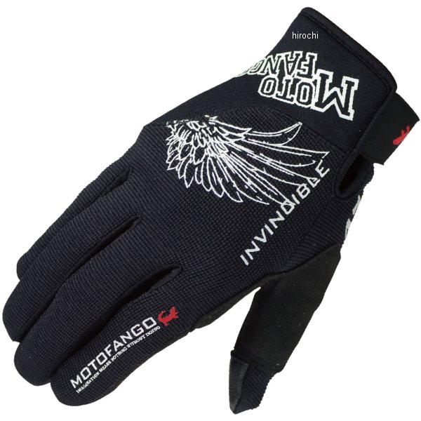 MG-003 春夏モデル モトファンゴ ライトメッシュグローブ 黒