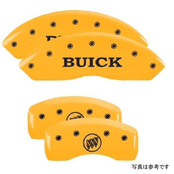 4 Caliper Covers Engraved Front Buick Rear Yellow Finish Black Char 2018 Buick Envision