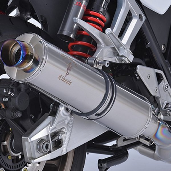 アールズギア r's gear フルエキゾースト ワイバンクラッシックR シングル 08年-13年 CB1300SF CB1300SB チタンポリッシュ