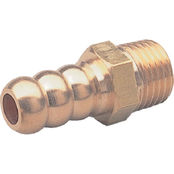 水口ホースニップル(丸型) PT1/4×Φ11