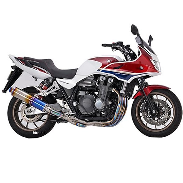 アールズギア r's gear フルエキゾースト ワイバンクラッシックR シングル 14年-17年 CB1300SB チタンドラッグブルー