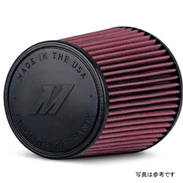 Mishimoto パフォーマンス エアフィルター 2.75in Inlet/5.827in Length