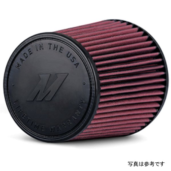 Mishimoto パフォーマンス エアフィルター 3.5in Inlet/8in Length
